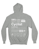 Ζακέτα Φούτερ με κουκούλα Γυναικείο - Cyclist - Color Thumbnail Γκρι Μελανζέ