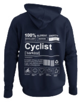 Φούτερ με κουκούλα - Cyclist - Color Thumbnail Navy Blue