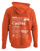 Φούτερ με κουκούλα - Cyclist - Color Thumbnail Orange