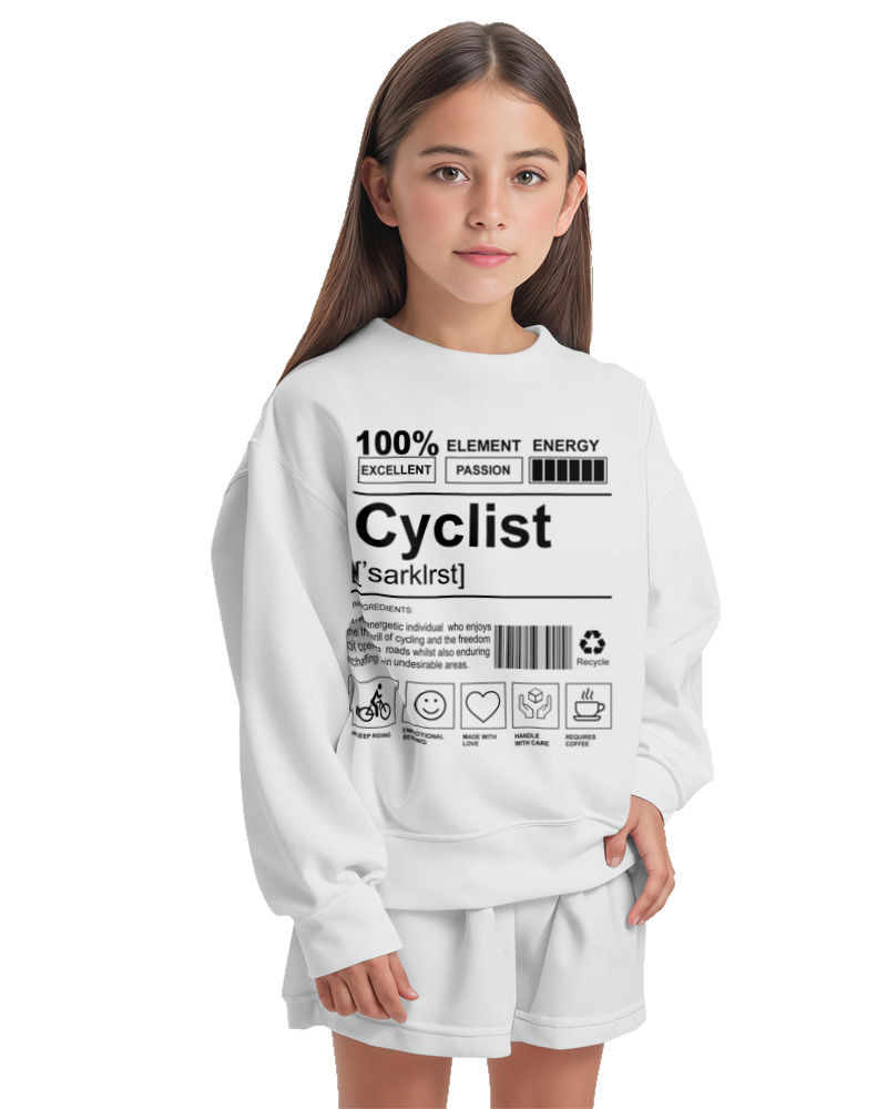 Φούτερ χωρίς κουκούλα Παιδικό - Cyclist - Image 1