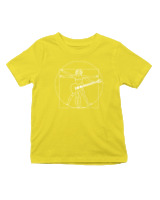 T-Shirt  Παιδικό - Da Vinci Rocks - Color Thumbnail Κίτρινο