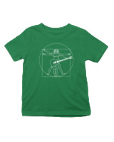 T-Shirt  Παιδικό - Da Vinci Rocks - Color Thumbnail Πράσινο