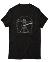 T-Shirt  Γυναικείο - Da Vinci Rocks - Color Thumbnail Μαύρο