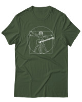 T-Shirt  Γυναικείο - Da Vinci Rocks - Color Thumbnail Κυπαρισσί