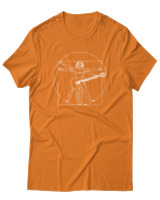 T-Shirt  Γυναικείο - Da Vinci Rocks - Color Thumbnail Πορτοκαλί