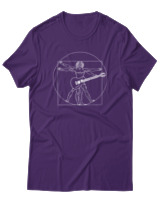 T-Shirt  Γυναικείο - Da Vinci Rocks - Color Thumbnail Μώβ