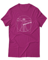 T-Shirt  Γυναικείο - Da Vinci Rocks - Color Thumbnail Φούξια