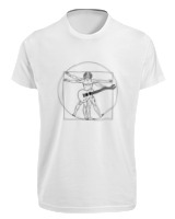 T-Shirt Fit Αντρικό - Da Vinci Rocks - Color Thumbnail 'Ασπρο