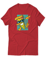 T-Shirt Αντρικό - Dabbing Slice - Color Thumbnail Κόκκινο