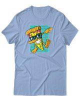 T-Shirt Αντρικό - Dabbing Slice - Color Thumbnail Γαλάζιο