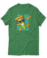 T-Shirt Αντρικό - Dabbing Slice - Color Thumbnail Πράσινο