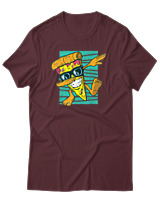 T-Shirt Αντρικό - Dabbing Slice - Color Thumbnail Μπορντό