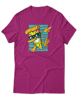 T-Shirt Αντρικό - Dabbing Slice - Color Thumbnail Φουξια