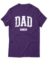 T-Shirt Αντρικό - Dad - Color Thumbnail Σκούρο Μωβ
