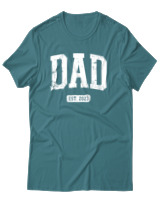 T-Shirt Αντρικό - Dad - Color Thumbnail Μπλε Πράσινο