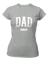 T-Shirt Στενή Γραμμή Γυναικείο - Dad - Color Thumbnail Γκρι Μελανζέ
