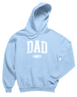 Φούτερ με κουκούλα Παιδικό - Dad - Color Thumbnail Γαλάζιο