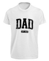 T-Shirt Fit Αντρικό - Dad - Color Thumbnail 'Ασπρο