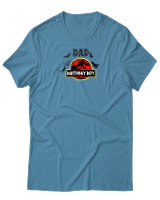 T-Shirt Αντρικό - Dad Of The Birthday Boy - Color Thumbnail Τιρκουάζ