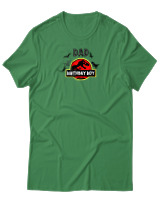 T-Shirt Αντρικό - Dad Of The Birthday Boy - Color Thumbnail Πράσινο