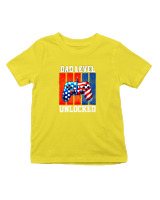 T-Shirt  Παιδικό - Daddy Level Unlocked - Color Thumbnail Κίτρινο
