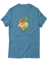 T-Shirt  Γυναικείο - Dance With A Pineapple - Color Thumbnail Τυρκουάζ