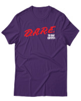 T-Shirt Αντρικό - Dare To Buy Crypto - Color Thumbnail Σκούρο Μωβ