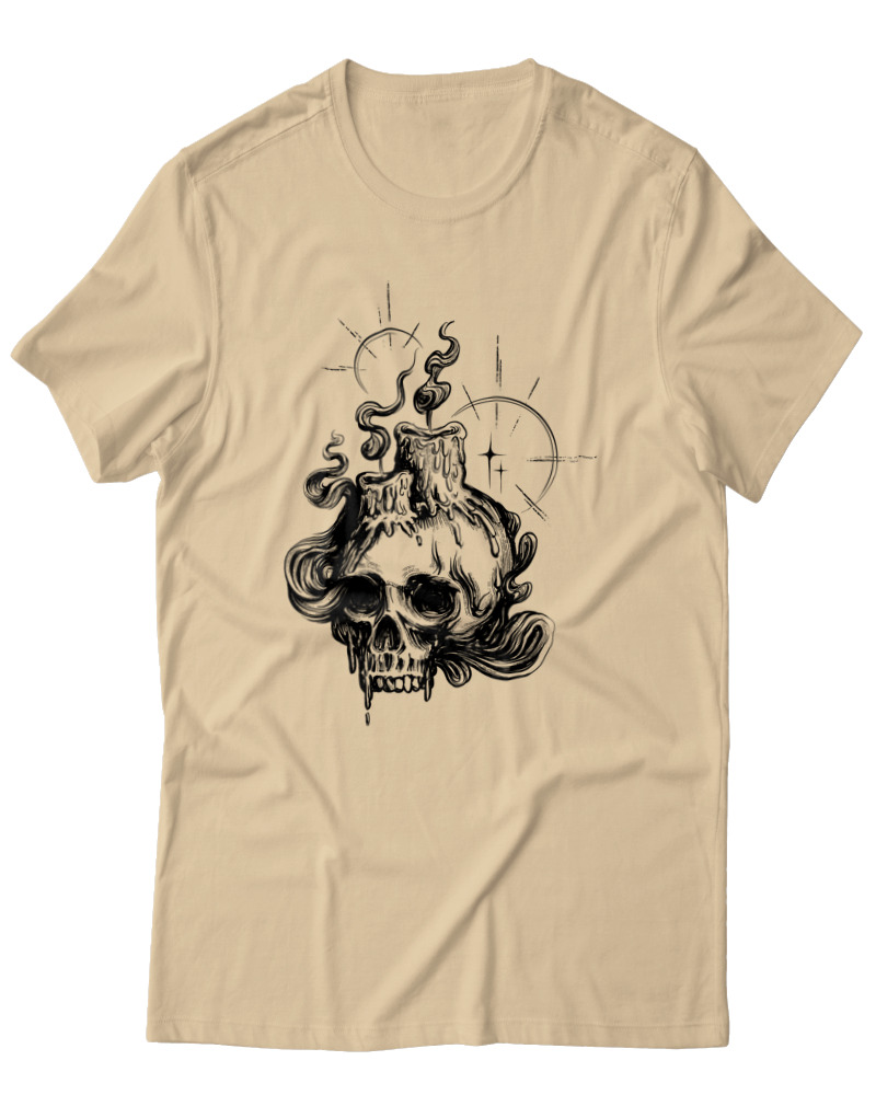 Dark Candle Skull - Image 0