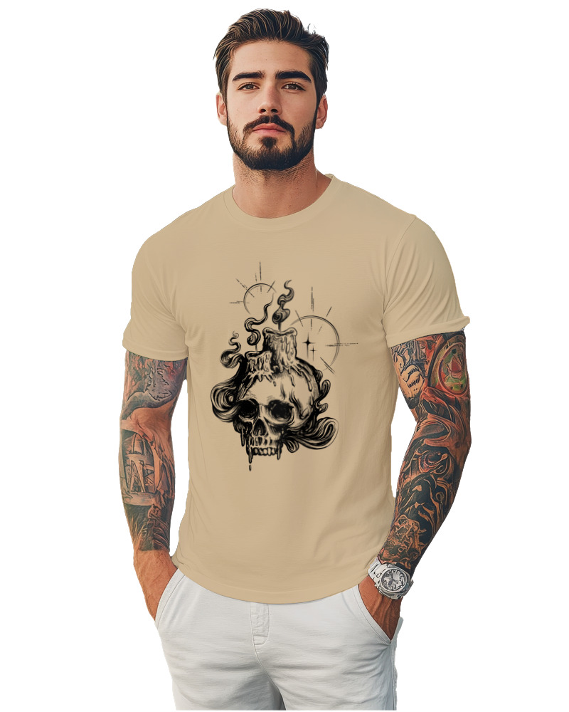 Dark Candle Skull - Image 1
