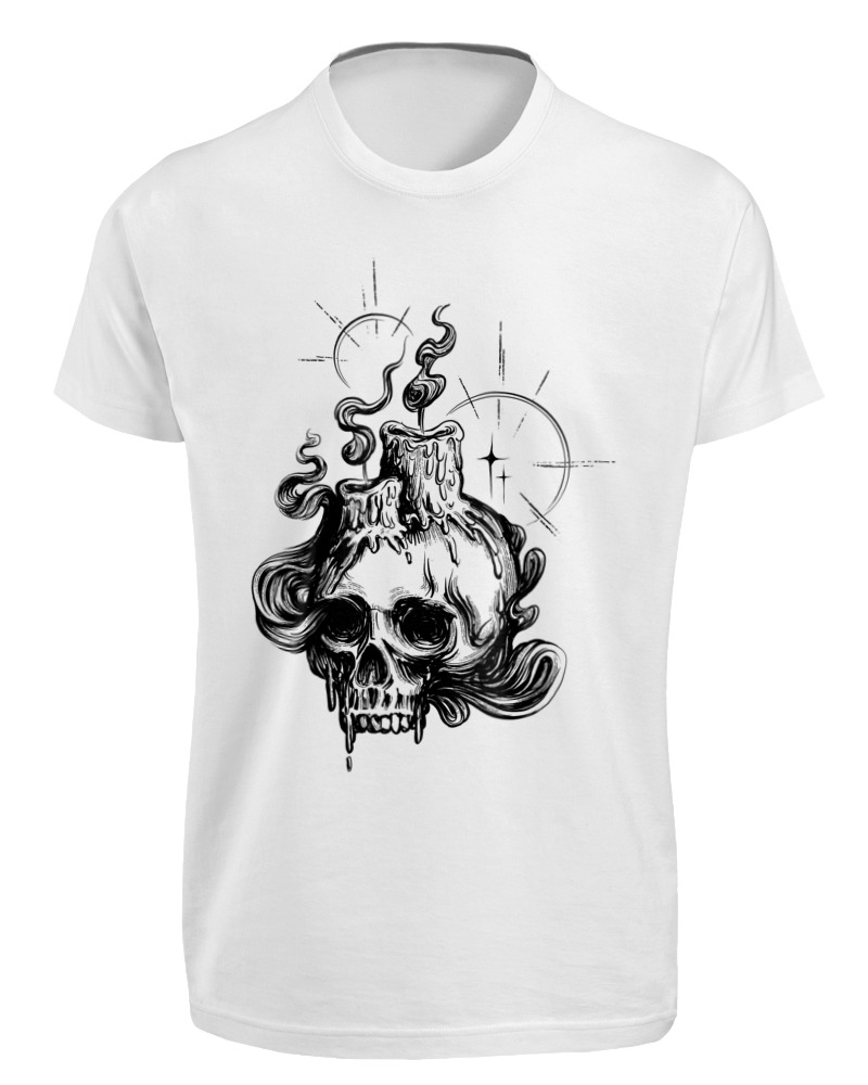 Dark Candle Skull - Image 0