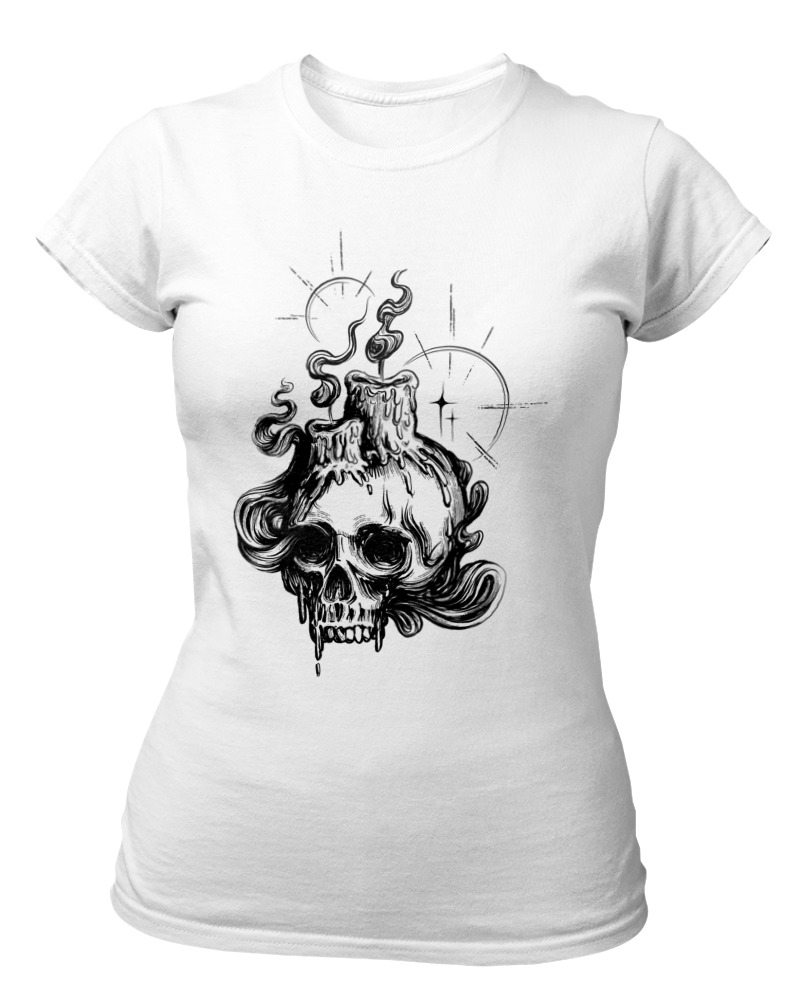 Dark Candle Skull - Image 0
