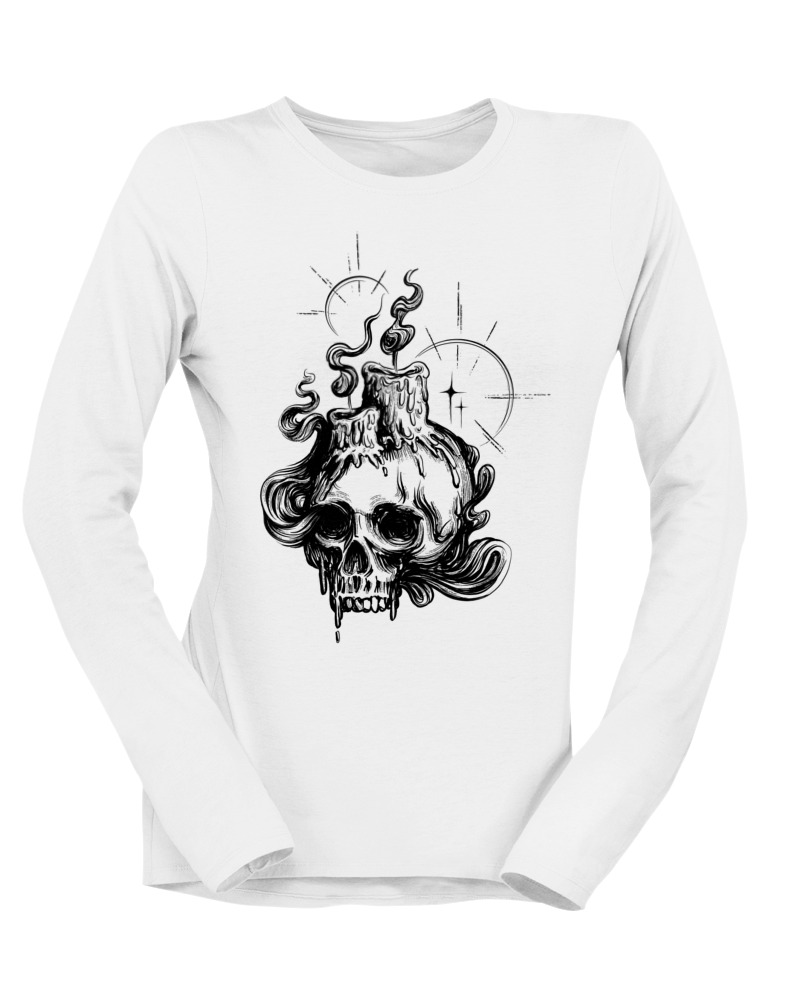 Dark Candle Skull - Image 0
