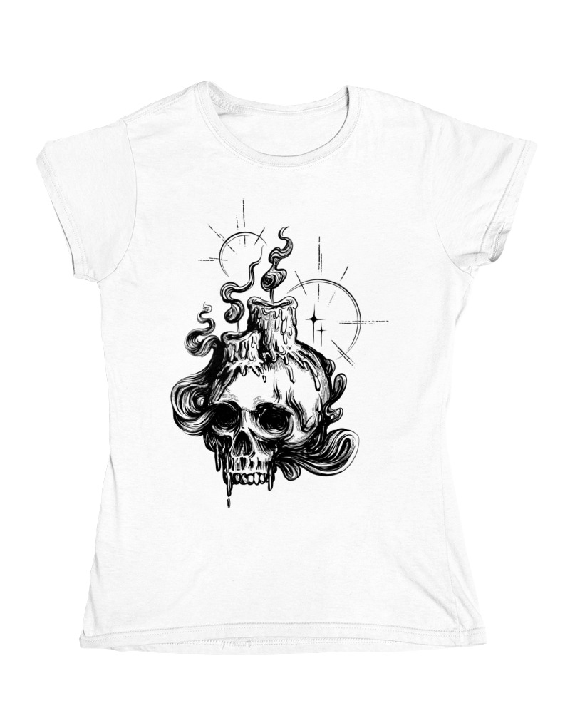 Dark Candle Skull - Image 0