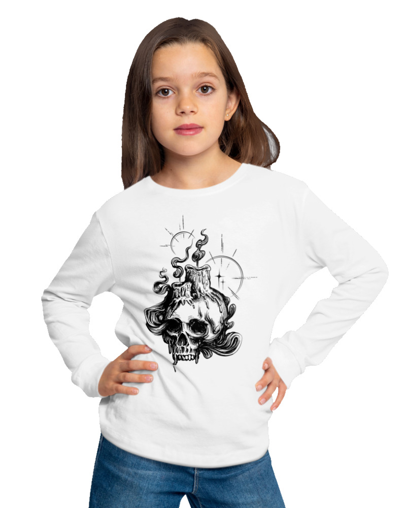 Dark Candle Skull - Image 1