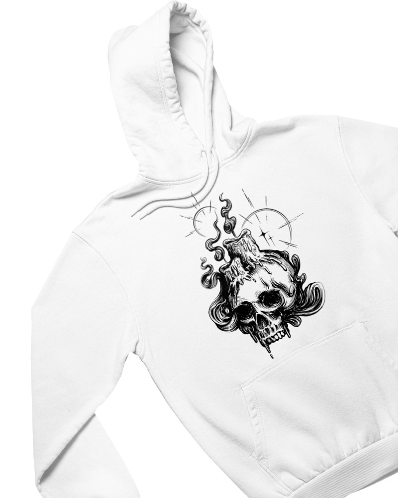 Dark Candle Skull - Image 1