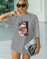 T-Shirt Classic - David Cigar - Color Thumbnail GREY MELANZE