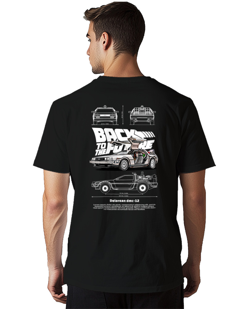 T-Shirt Αντρικό - De Lorean - Image 1