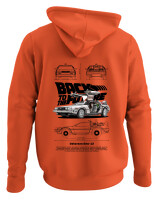 Φούτερ με κουκούλα - De Lorean - Color Thumbnail Orange