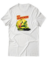 T-Shirt Αντρικό - Dead Spaceman - Color Thumbnail Άσπρο