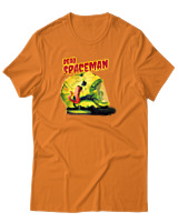 T-Shirt Αντρικό - Dead Spaceman - Color Thumbnail Πορτοκαλί