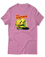 T-Shirt Αντρικό - Dead Spaceman - Color Thumbnail Ροζ