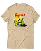 T-Shirt Αντρικό - Dead Spaceman - Color Thumbnail Μπεζ