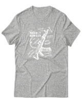 T-Shirt Αντρικό - Deadly Danger - Color Thumbnail Γκρι Μελανζέ