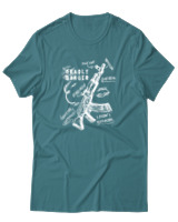 T-Shirt Αντρικό - Deadly Danger - Color Thumbnail Μπλε Πράσινο