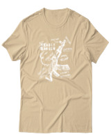 T-Shirt Αντρικό - Deadly Danger - Color Thumbnail Μπεζ