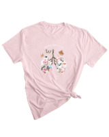 T-Shirt Woman Fashion Γυναικείο - Deep Breath - Color Thumbnail PALE PINK