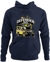 Φούτερ με κουκούλα - Defender 110 - Color Thumbnail Navy Blue