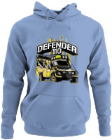 Φούτερ με κουκούλα - Defender 110 - Color Thumbnail Blue Carolina