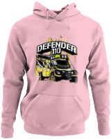 Φούτερ με κουκούλα - Defender 110 - Color Thumbnail Pink
