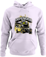 Φούτερ με κουκούλα - Defender 110 - Color Thumbnail Λιλά